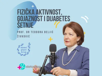 Prof. dr Teodora Beljić Živković,  "Fizička aktivnost, gojaznost i dijabetes" | Otvori plavi krug