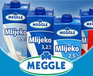 Povučeno mleko mlekare Meggle