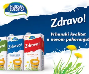 Povučeno mleko mlekare Subotica